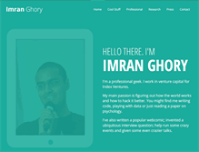 Tablet Screenshot of imranghory.org